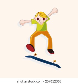 Extreme Sports theme elements