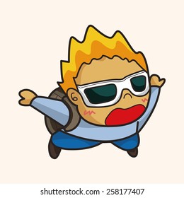 Extreme Sports theme elements
