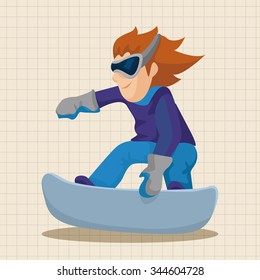Extreme Sports theme elements