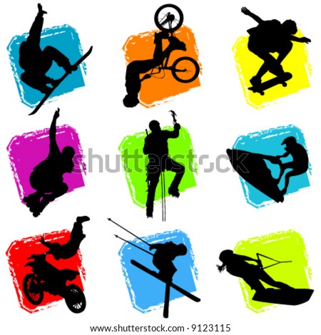 extreme sports vector