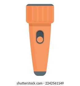 Extreme tourism flashlight icon cartoon vector. Summer activity. Adventure sport