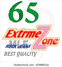 Extreme Typography Graphics, T-shirt Printing Design