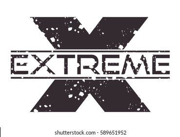 extreme vector logo design
