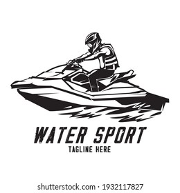 Extreme Water Sport vector illustration, perfect for racing event , club logo and tshirt design