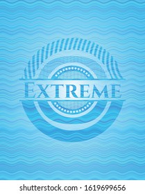 Extreme water style emblem. Vector Illustration. Detailed.