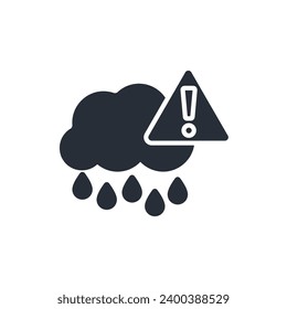 extreme weather icon. vector.Editable stroke.linear style sign for use web design,logo.Symbol illustration.