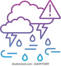 Extreme weather vector icon. Can be used for printing, mobile and web applications.