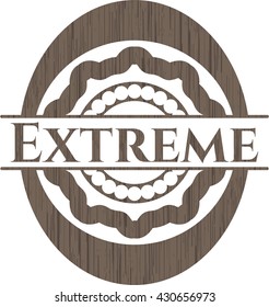 Extreme wood emblem. Vintage.