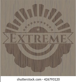 Extreme wood signboards