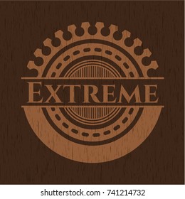 Extreme wooden emblem