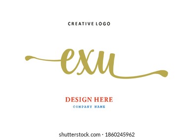 EXU lettering logo is simple, easy to understand and authoritative