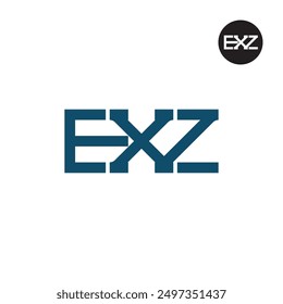 LETRA DEL LOGOTIPO DE EXZ Diseño del monograma
