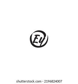 EY brush concept in high quality professional design that will print well across any print media