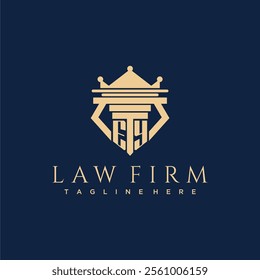 EY initial monogram logo for lawfirm vector design