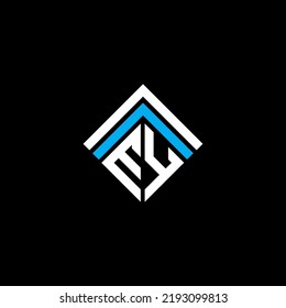 EY letter logo creative design with vector graphic, EY simple and modern logo.