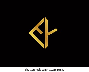 EY square shape Gold color logo