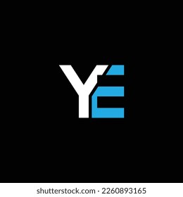 EY or YE abstract outstanding professional business awesome artistic branding company different colors illustration logo