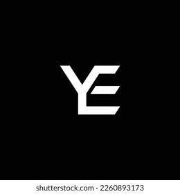 EY or YE abstract outstanding professional business awesome artistic branding company different colors illustration logo