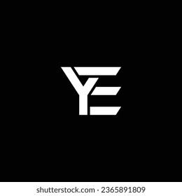 EY or YE abstract outstanding professional business awesome artistic branding company different colors illustration logo