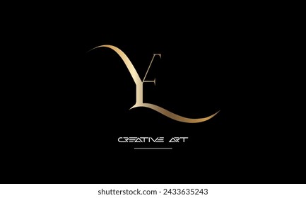 EY, YE, E, Y abstrakte Buchstaben Logo-Monogramm