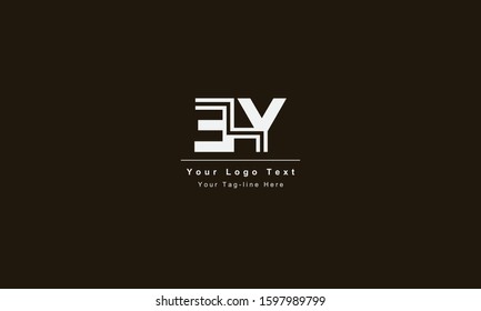 EY YE letter logo. Unique attractive creative modern initial EY YE E Y initial based letter icon logo