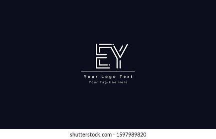 EY YE letter logo. Unique attractive creative modern initial EY YE E Y initial based letter icon logo