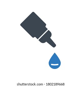 eya dropper icon.drop,pick (vector illustration)