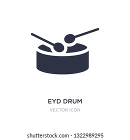 eyd drum icon on white background. Simple element illustration from Religion concept. eyd drum sign icon symbol design.