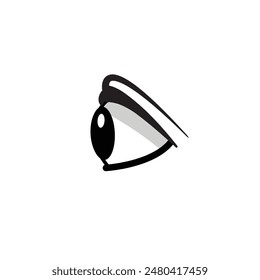 eye abstract logo modern style
