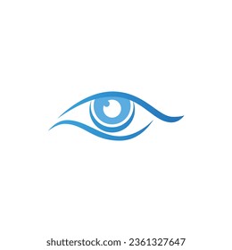 Eye abstract vision logo vector image