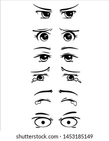 Eye for anime, cartoon or emoticon 3
