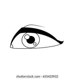 eye avatar male look expression icon