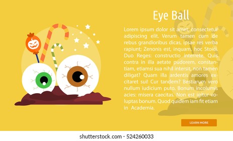 Eye Ball Conceptual Banner