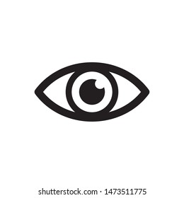 eye ball icon vector illustration logo template