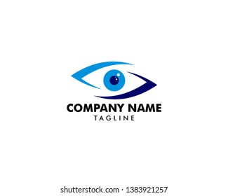 Eye Ball Icon Vector Logo Template