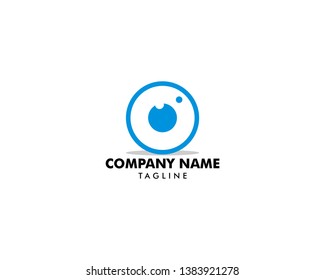 Eye Ball Icon Vector Logo Template