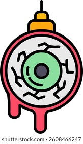 Eye ball Line vector Icon Design