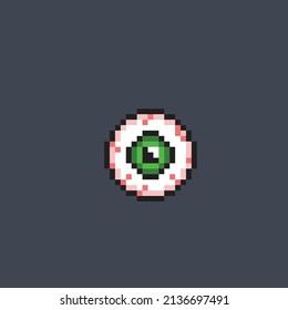 eye ball in pixel style