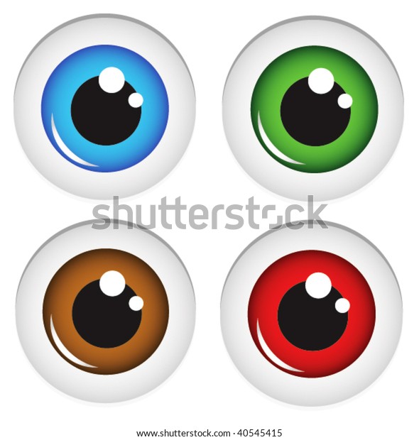 Eye Balls Vector My Gallery Available Stock Vector (Royalty Free) 40545415