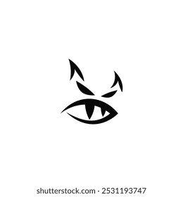 Eye of the beast logo design.