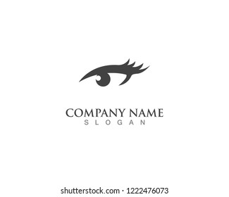 Eyelash Extension Logo Vector Illustration Modern Stock Vector (Royalty ...