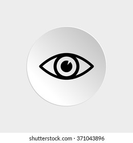 Eye  - black vector icon