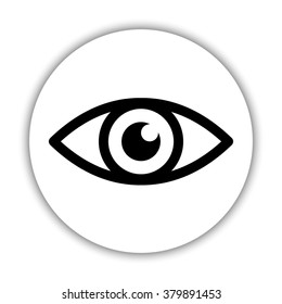 Eye  - black vector icon