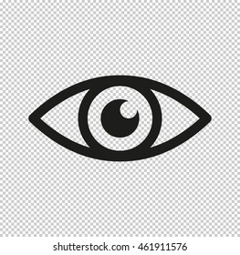 Eye  - black vector icon