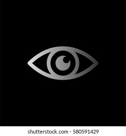Eye -  black vector icon