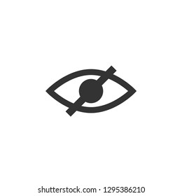 Eye blind icon graphic design template vector isolated