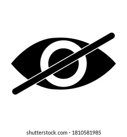 Eye, Blind Icon vision sign