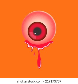 Eye blood,Vector holiday concept