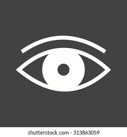 Eye, blue, vision icon vector image.Can also be used for art and designing. Suitable for mobile apps, web apps and print media.