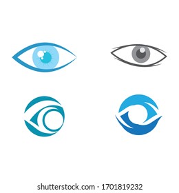 Eye Branding Identity Corporate Eye Care vector logo design